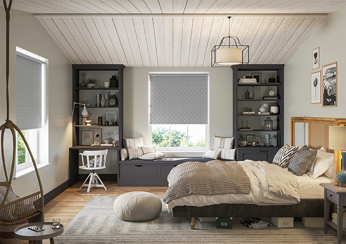 Beech Leaf (Blackout), Carbon - Roller Blind - Image 8